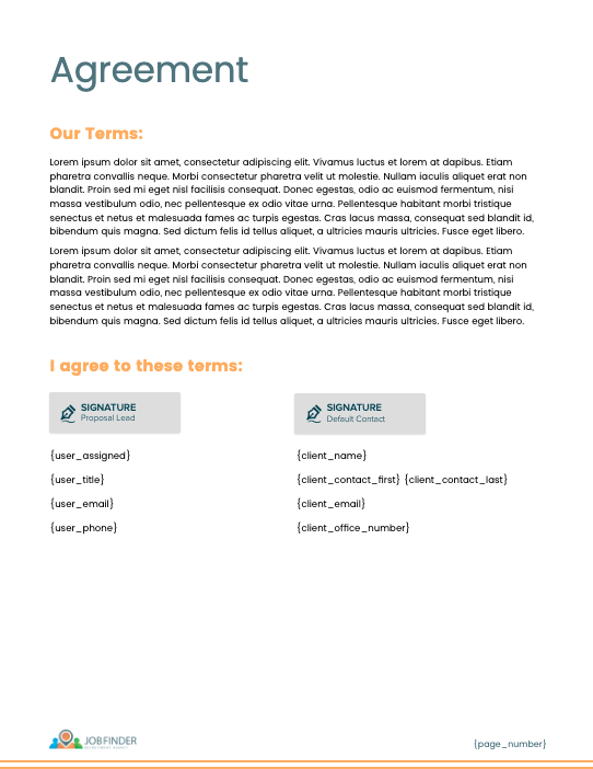 Recruitment Proposal Template